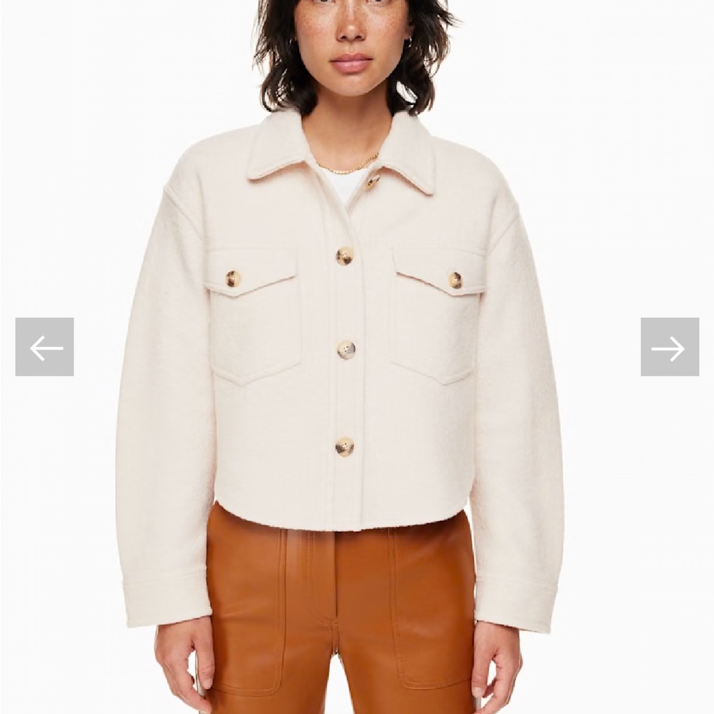 The Ganna™ Cropped Shirt Jacket  Aritzia Wilfred Free
